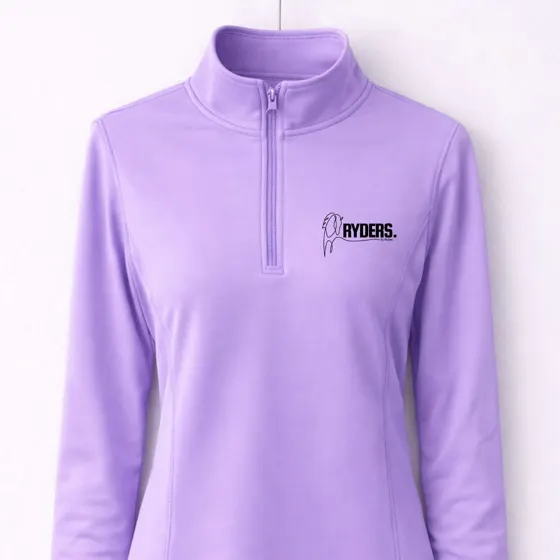 Lilac women's quarter-zip